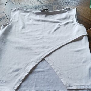 Elegant Cream Sleeveless Tank Top